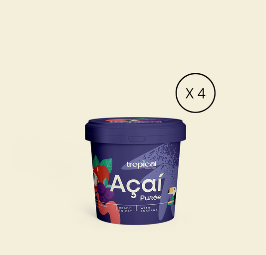 4 x Acai with Guarana 500 ml